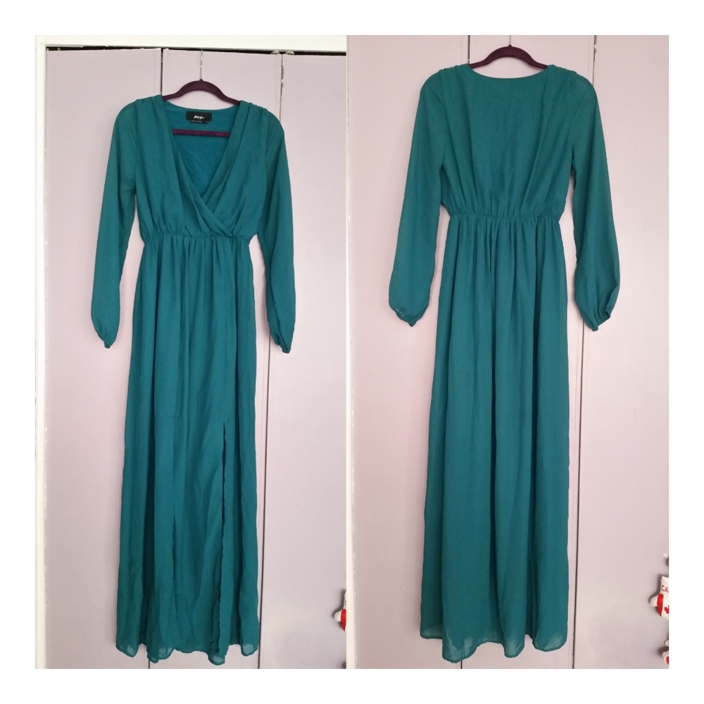 Nasty Gal Last Dance Jade Maxi Dress – Size Small (NWOT)